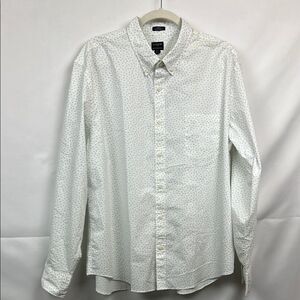J. Crew Factory bw397 Slim Untucked Flex Performance Casual Shirt For Men NWT si